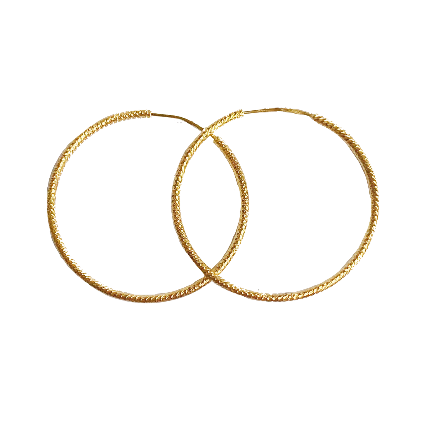 Big sparkle hoops