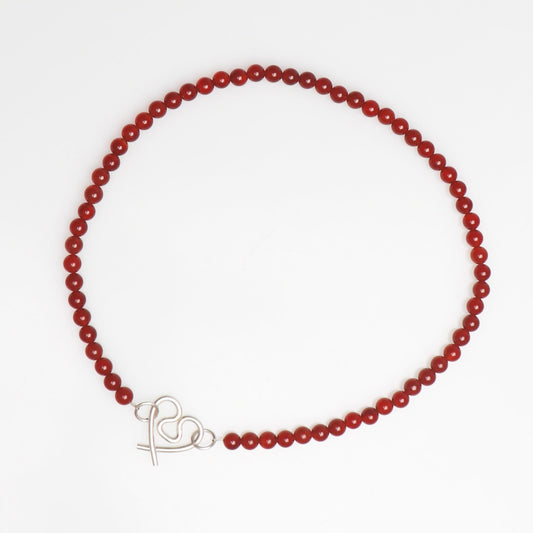carnelian celine necklace