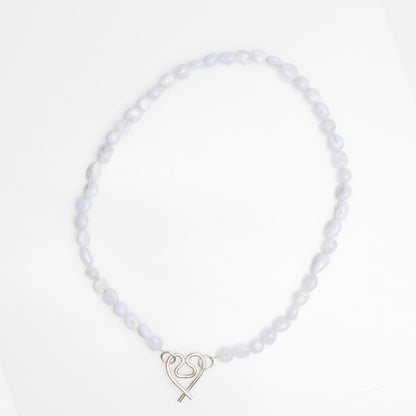 chalcedony celine necklace