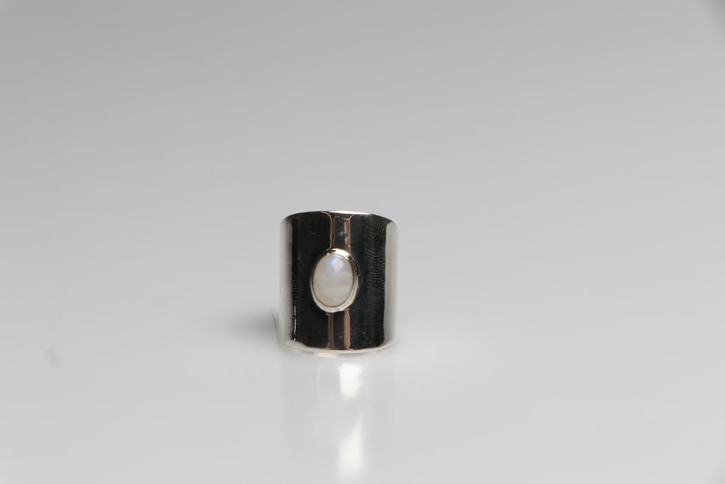Brynje Ring - moonstone