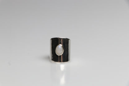 Brynje Ring - moonstone