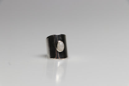 Brynje Ring - moonstone
