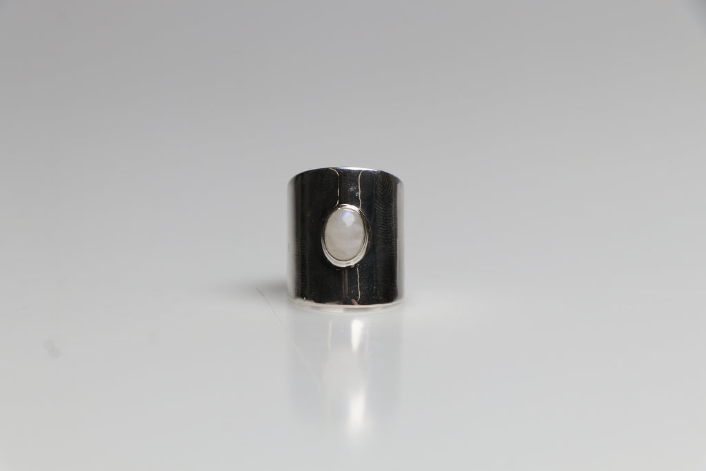 Brynje Ring - moonstone
