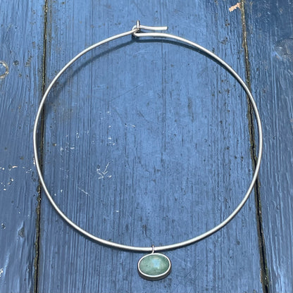 aventurine neck cuff