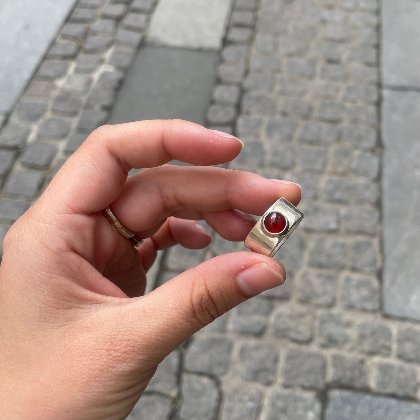 Cyclops Ring - Carnelian
