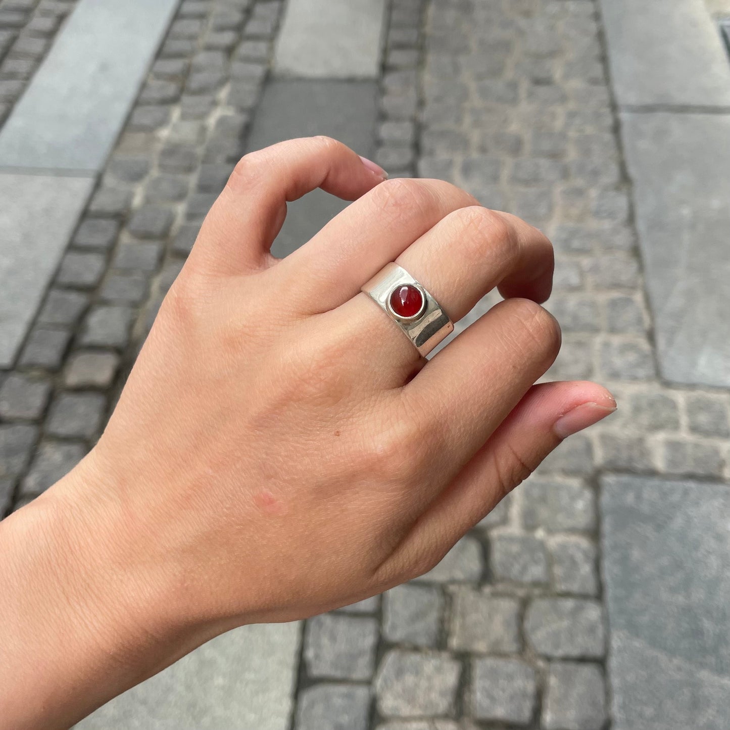 Cyclops Ring - Carnelian