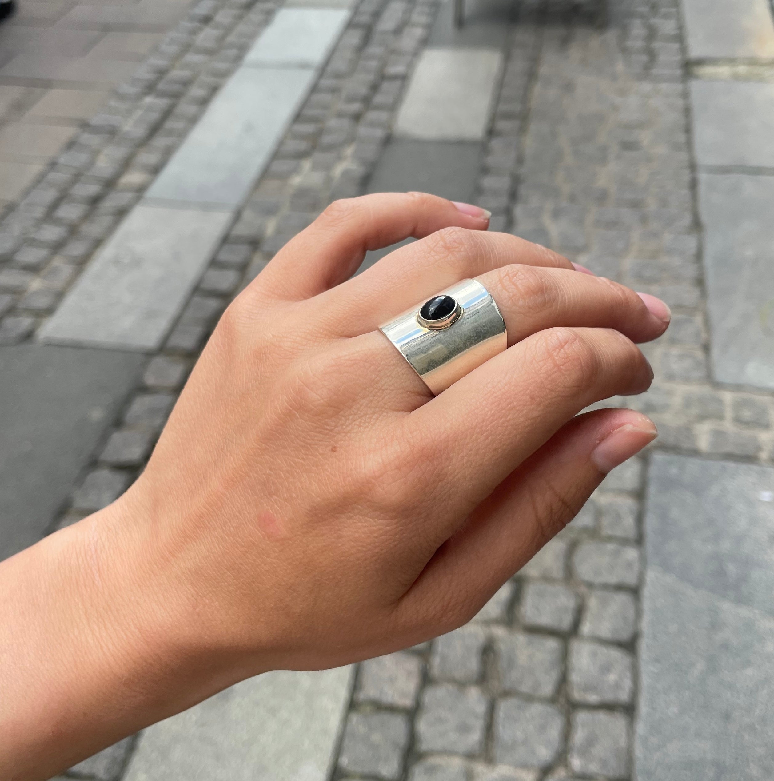 Brynje Ring - onyx