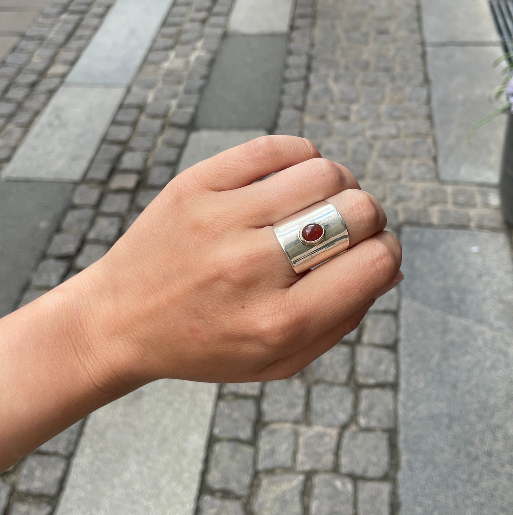 Brynje Ring - carnelian