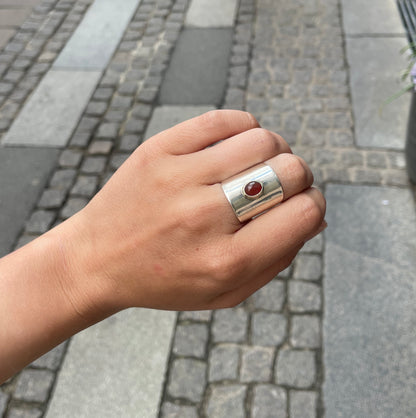 Brynje Ring - carnelian
