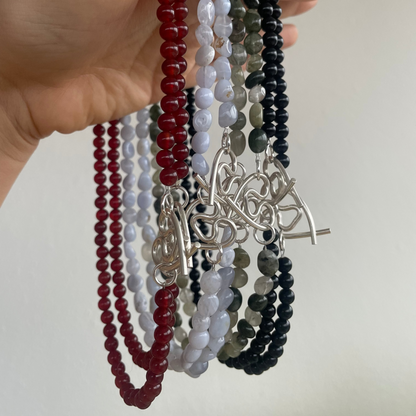 onyx celine necklace