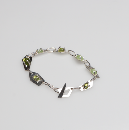 Axel bracelet with tourmalines