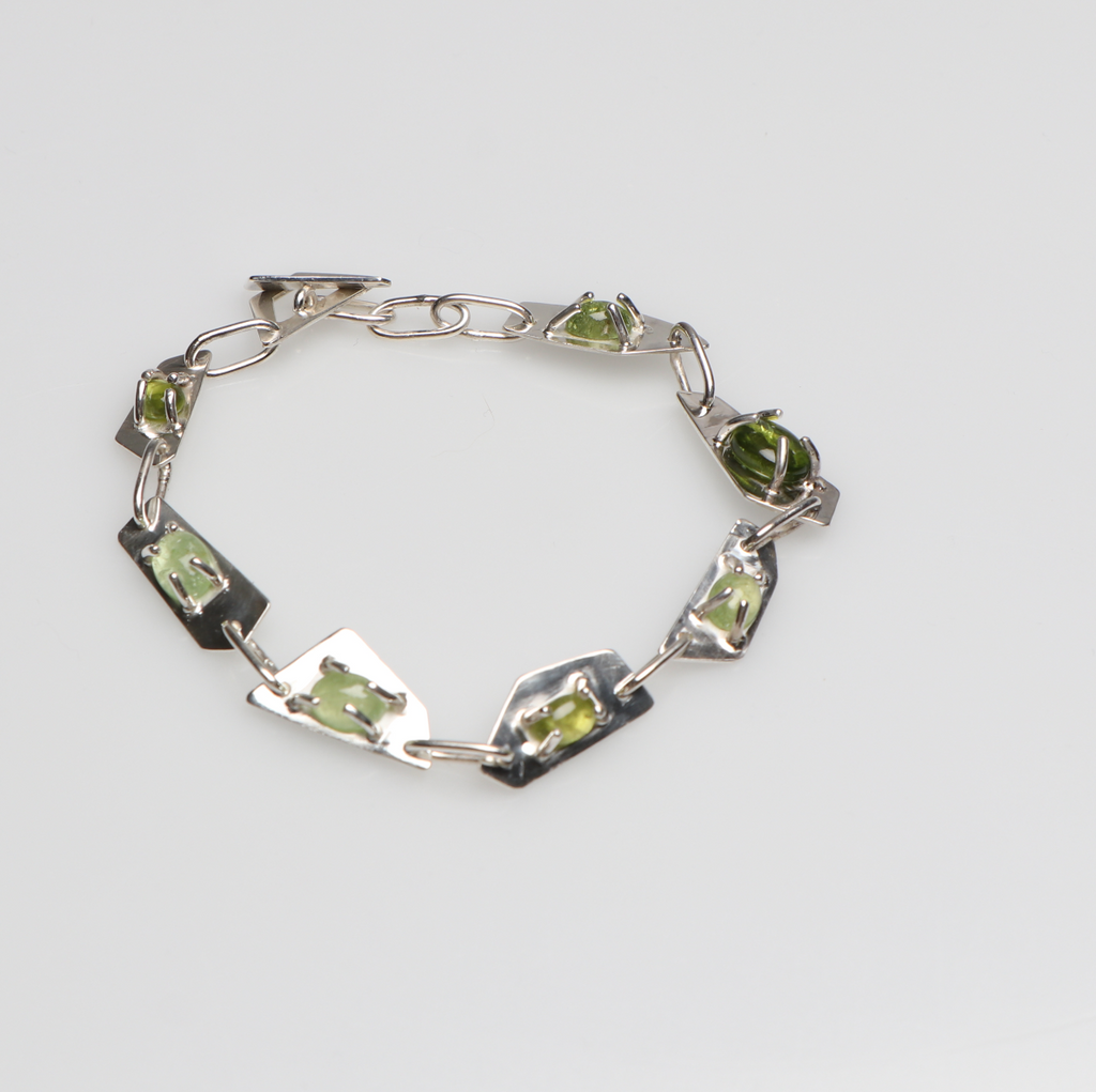 Axel bracelet with tourmalines