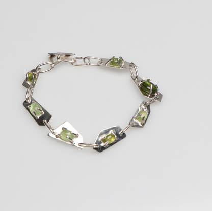 Axel bracelet with tourmalines