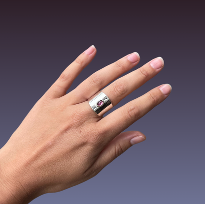 Brynje Ring - Pink Tourmaline
