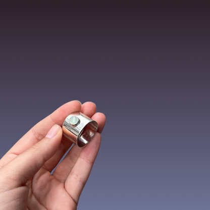 Brynje Ring - Aquamarine