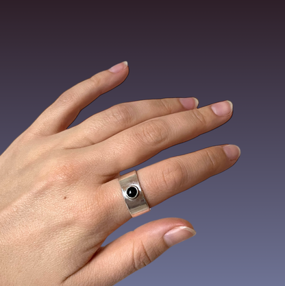 Cyclops Ring - Onyx